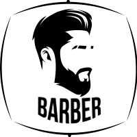 Logo Barber Elbląg — wariant szczegółowy