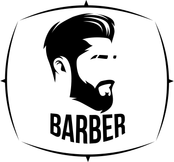 Logo Barber Elbląg — znak podstawowy