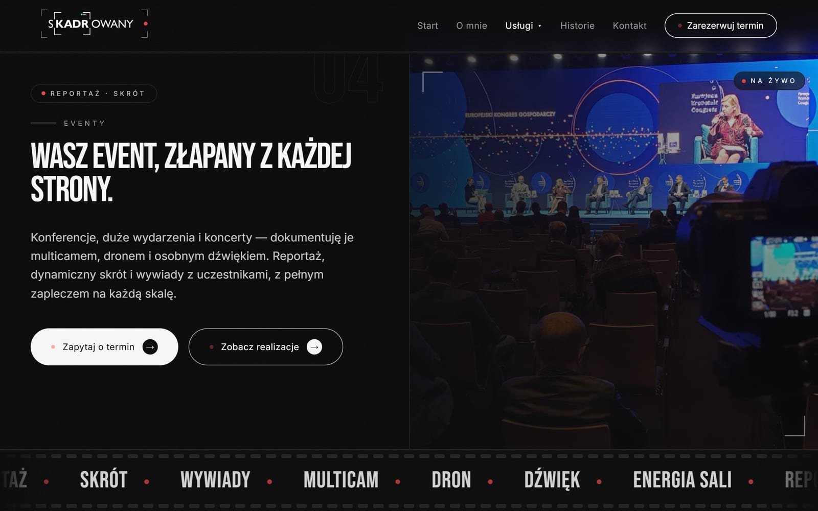 Podstrona eventowa Skadrowany