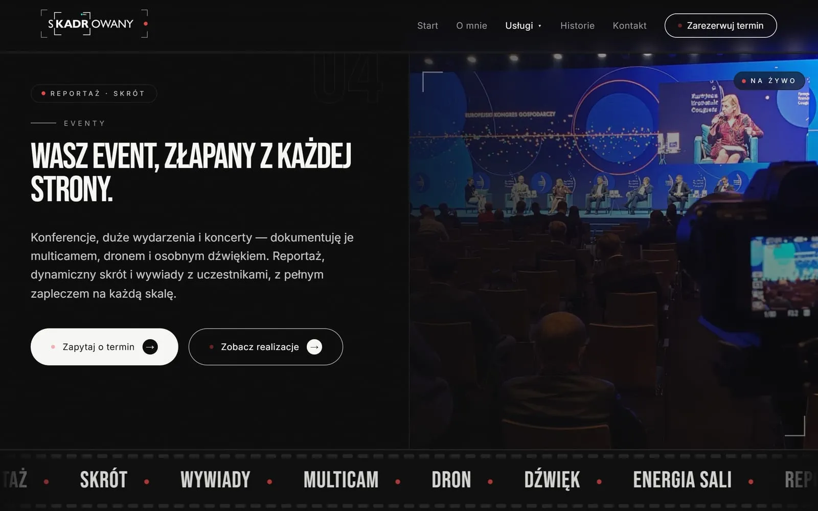 Podstrona eventowa Skadrowany