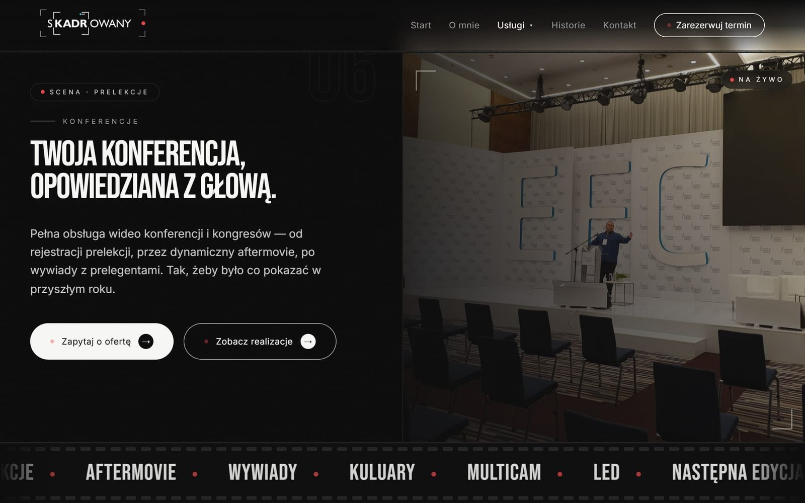 Podstrona konferencyjna Skadrowany
